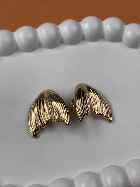 18kt Gold Plated Mermaid Tail Earrings