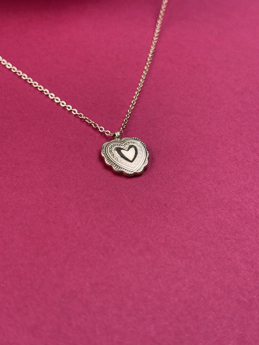 18kt Gold Plated Heart Necklace