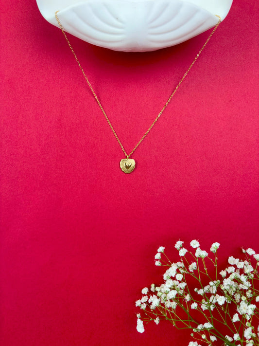 18kt Gold Plated Heart Necklace