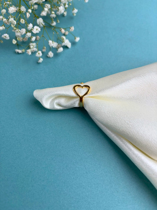 18kt Gold Plated Minimal Heart Ring