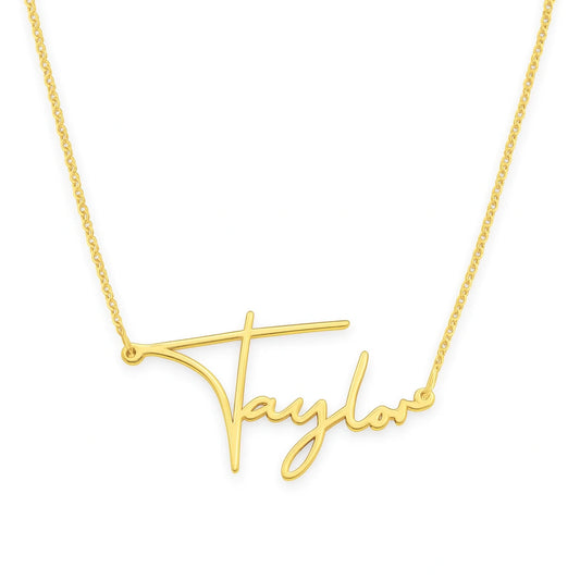 24K Gold Plated Name Necklace